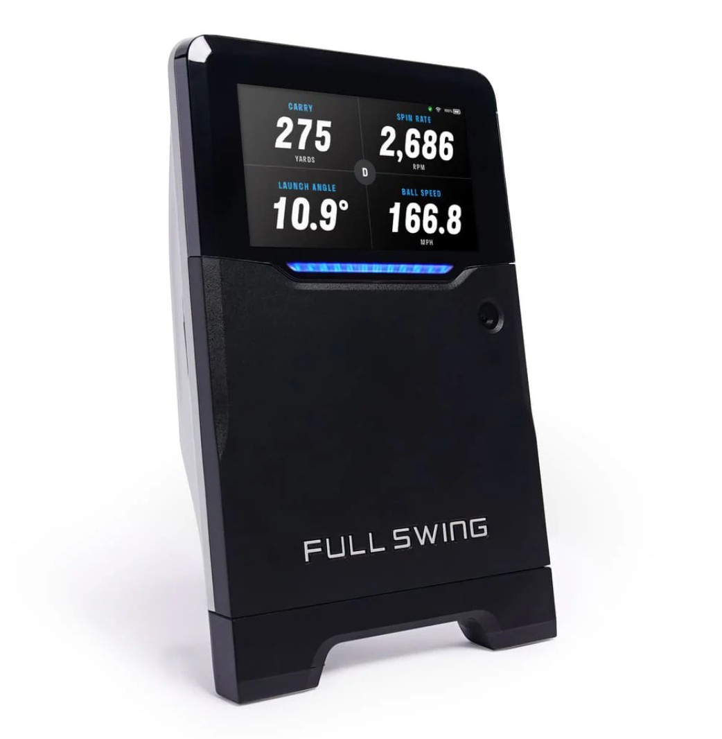 Full Swing KIT launch monitor used for golf data analysis