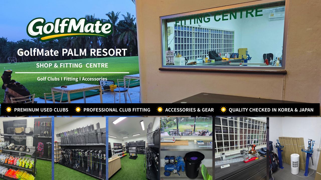 GolfMate Palm Resort golf shop and fitting centre in Senai, Johor